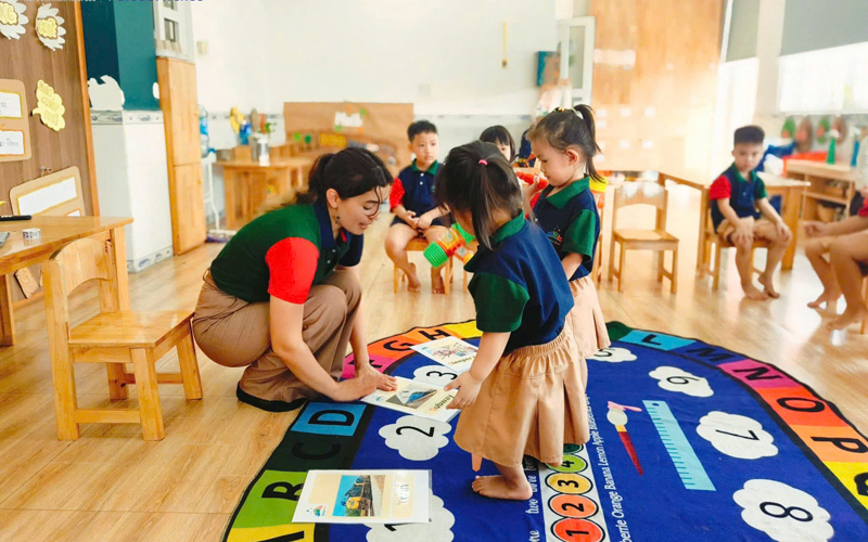 Một góc lớp học Ngôi Sao Toàn Cầu
